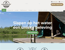 Tablet Screenshot of camping-raft.com